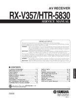 Yamaha HTR-5830 - Service Manual 